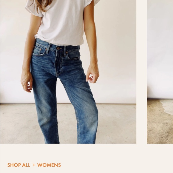 EUC Hey Gang Loose Crop Richman wash jeans - Picture 3 of 11